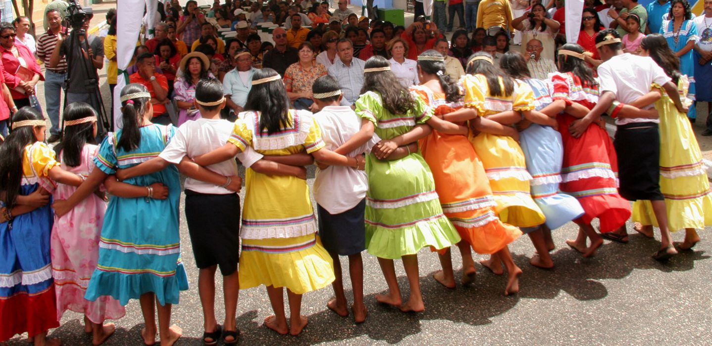 Danzas Kariña en la Inauguración de la Casa de la Diversidad Cultural del estado Anzoátegui.