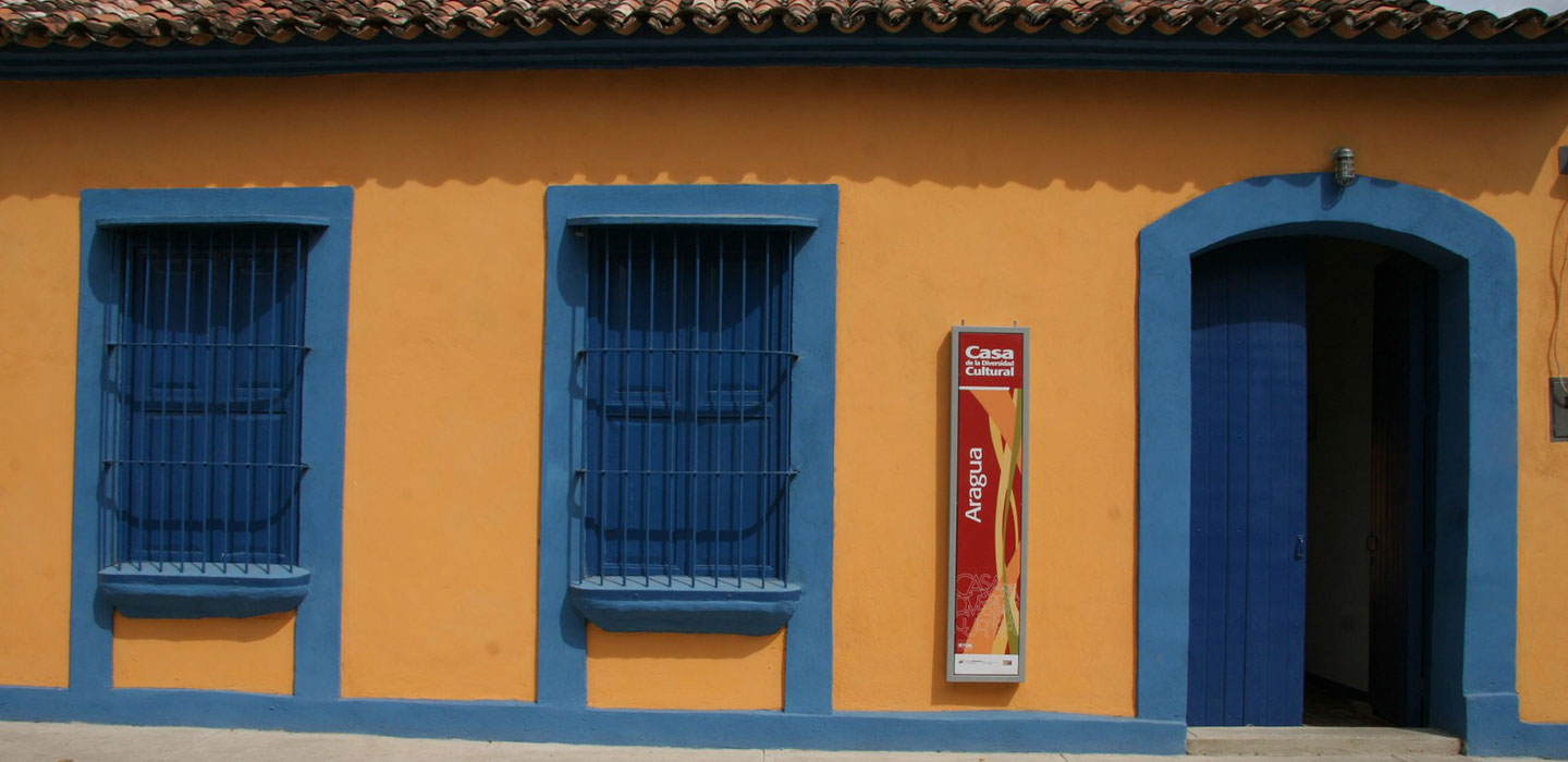 Fachada de la Casa de la Diversidad Cultural Estado Aragua.