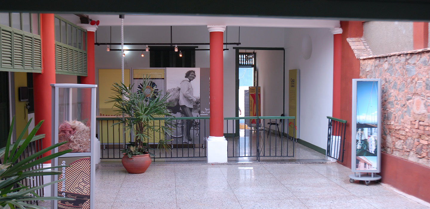 Espacio interior de la Casa de la Diversidad del estado Bolívar.